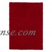 Berrnour Home Berrland Solid Plush Soft Shag Hallway Runner Rugs, 2'7" X 8', Ivory, (Cream)   563407296